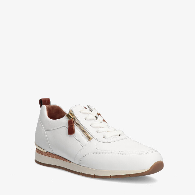 Baskets blanches avec zip Gabor