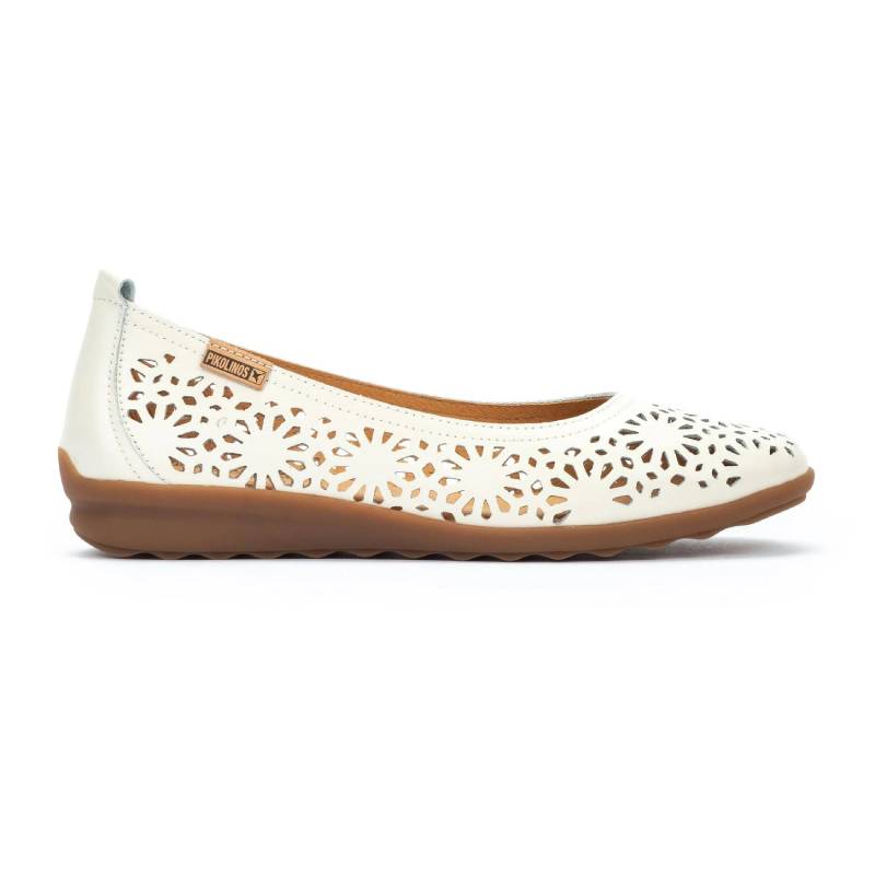 Ballerines Alcoi blanches perforées Pikolinos – Image 3
