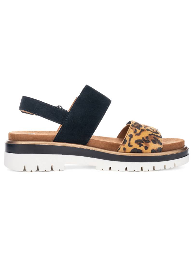 Sandales Malaga Léopard Noir velcro semelles amovibles Ara – Image 6