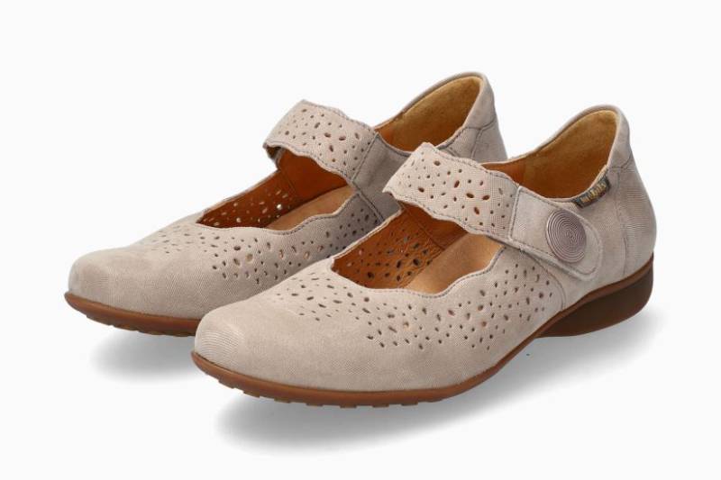 Ballerines Fabienne nubuck light taupe à scratch Méphisto – Image 2