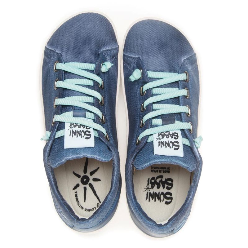 Chaussures style baskets oshima 050 en coton bio, lacets élastiqués Sunni Sabbi – Image 2