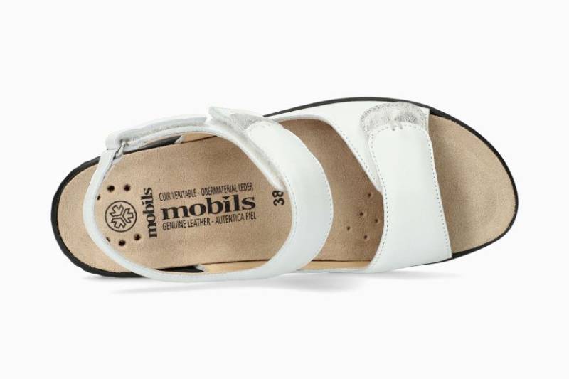 Sandales Getha blanc à scratch Méphisto – Image 3