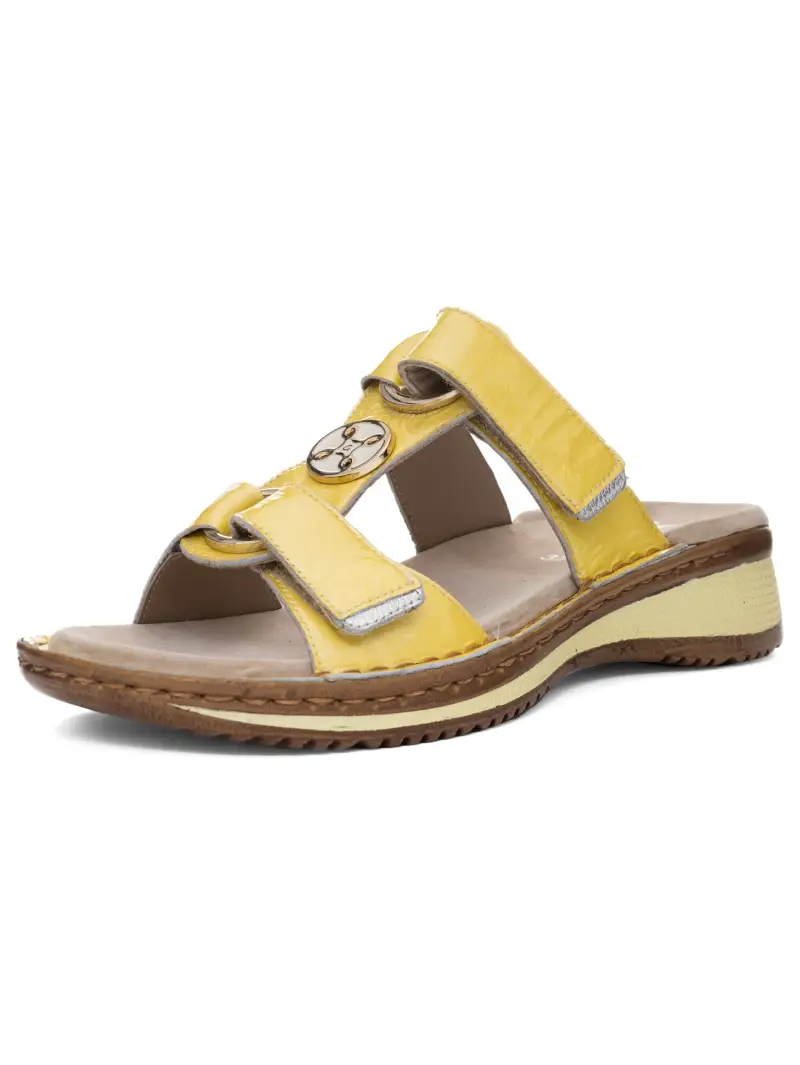 Mules Hawaii limoncello semelle compensée Ara – Image 5