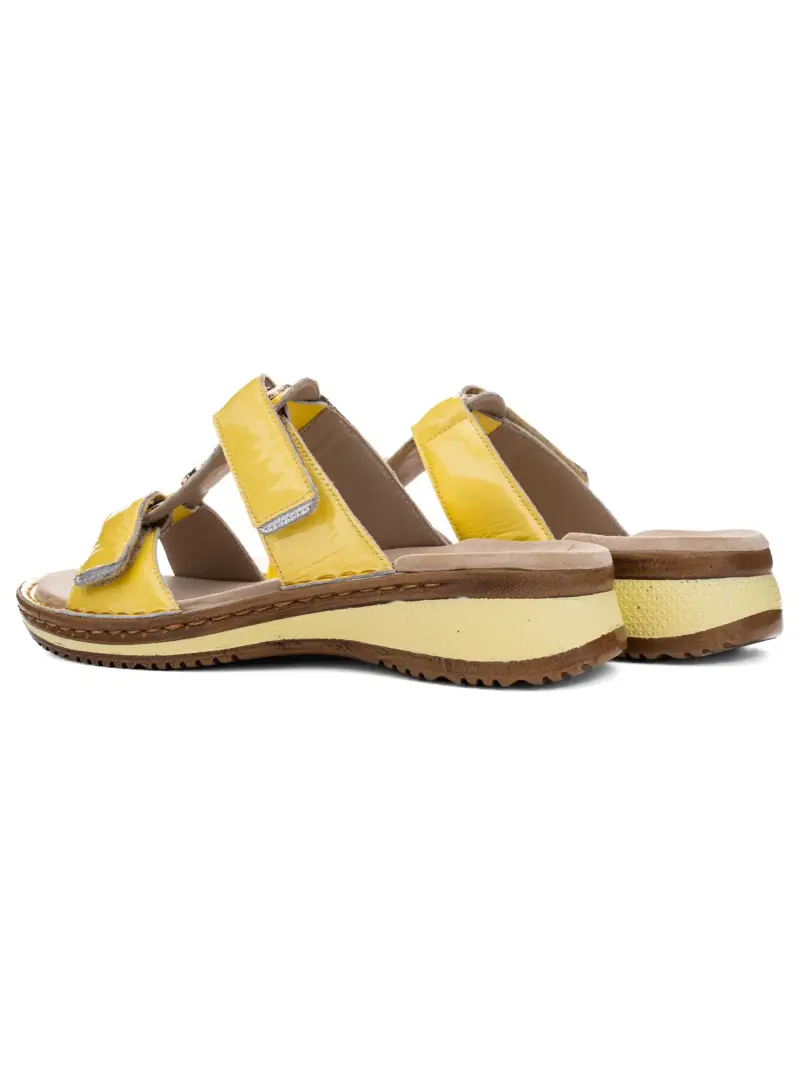 Mules Hawaii limoncello semelle compensée Ara – Image 4