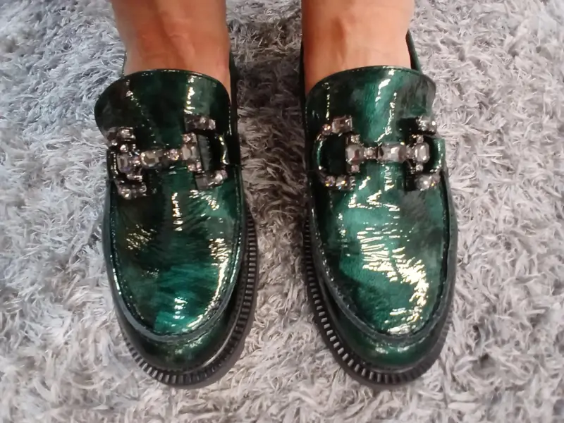 geo-reino-robus-verni-vert-mocassin-femme