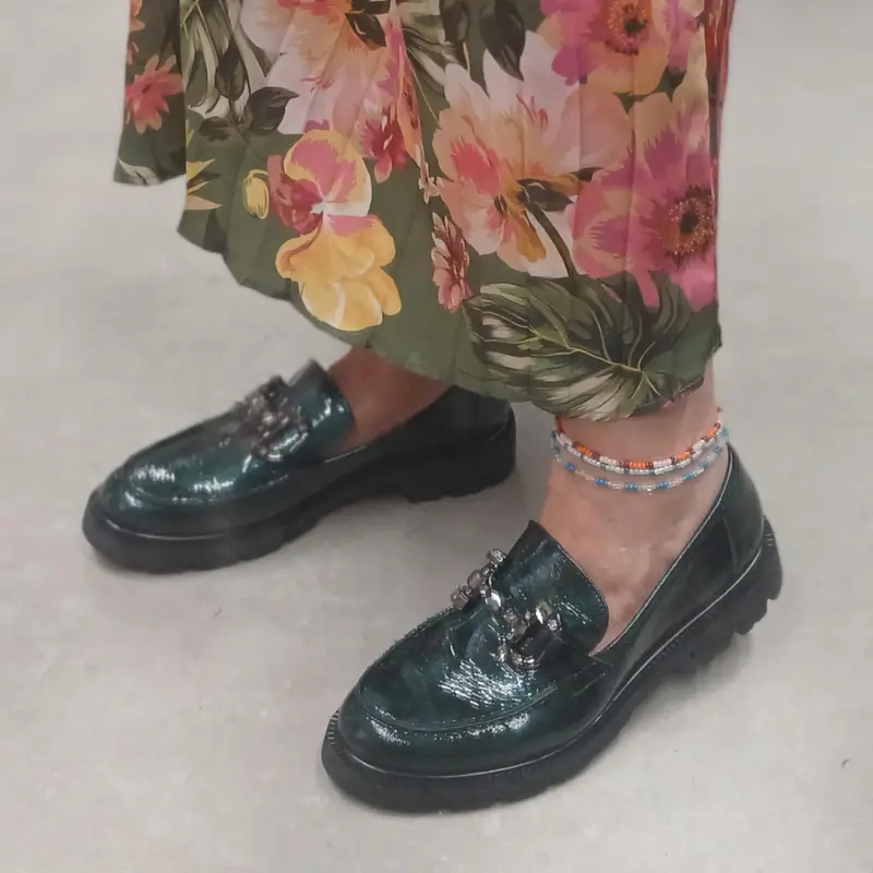 geo-reino-robus-verni-vert-mocassin-femme