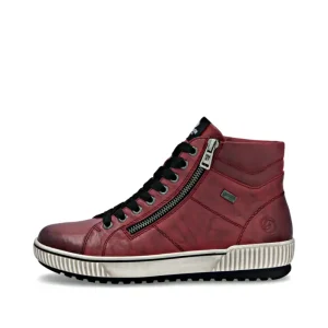remonte-bottines-rouge-zip-femme-D0772-36