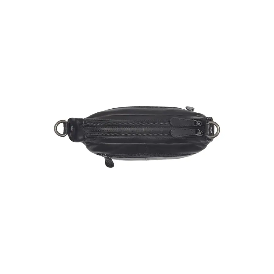 Sac Bandoulière en Cuir Noir Mirave The Chesterfield Brand