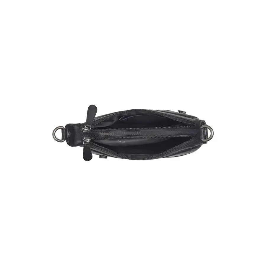 Sac Bandoulière en Cuir Noir Mirave The Chesterfield Brand