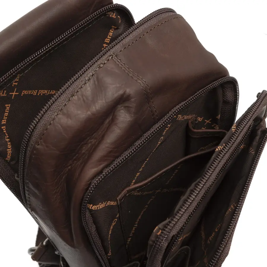 Sacoche Holster en Cuir Marron Riga The Chesterfield Brand