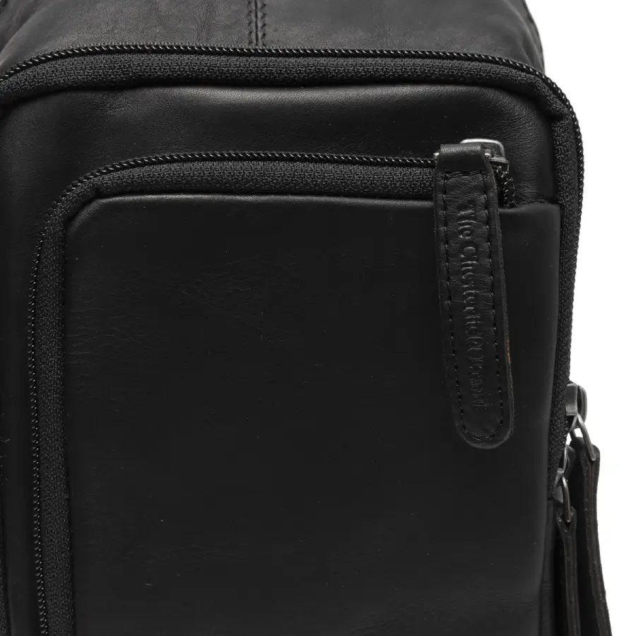 Sacoche Holster en Cuir Noir Riga The Chesterfield Brand
