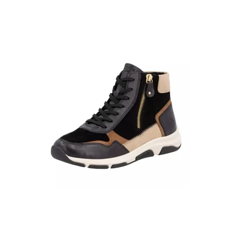 remonte-d1s70-03-marron-noir-beige-femme-bottine