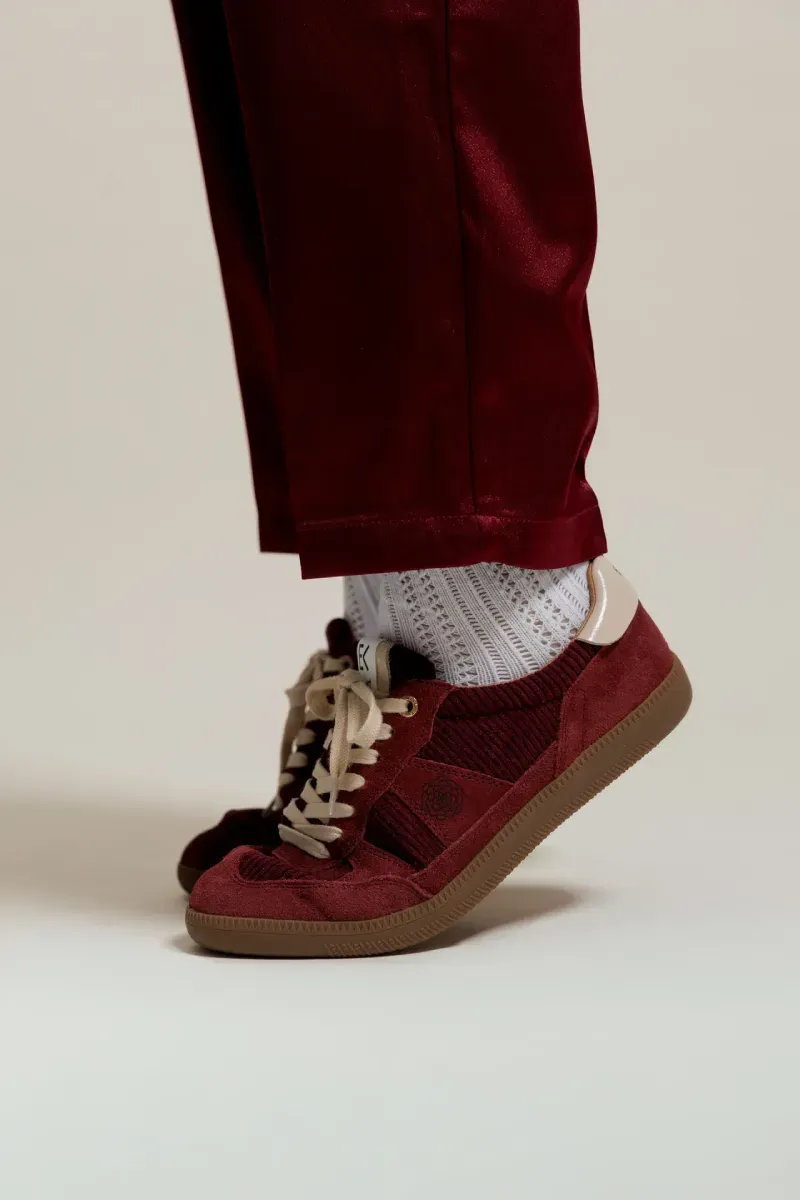 baskets-femme-emilie-karston-cherry-bordeaux